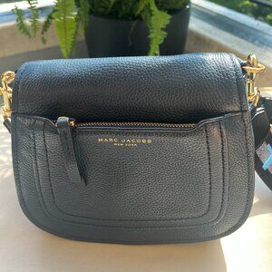 MARC by Marc Jacobs Blue Leather Crossbody Bag with Extra Strap